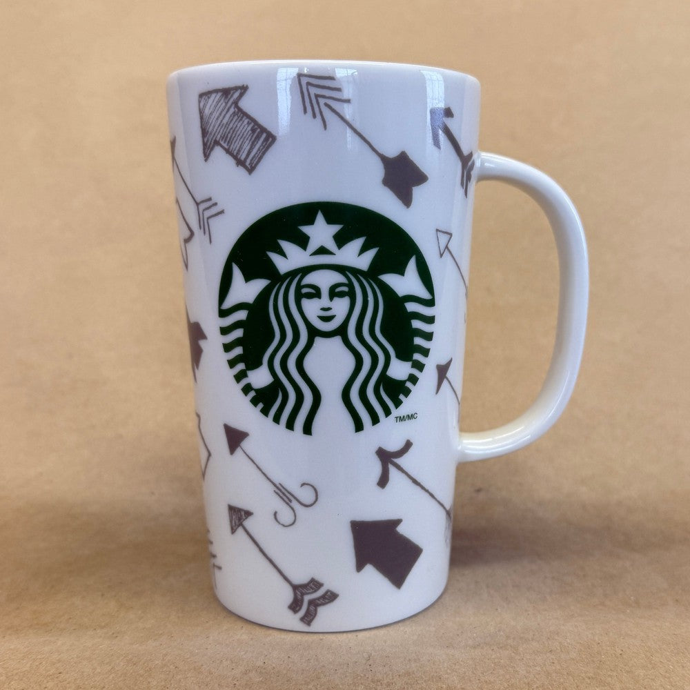 Starbucks Tall Siren Arrows with Heart Mug-2014